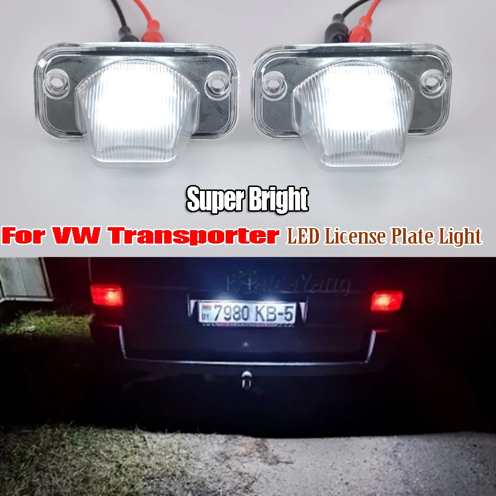 2Pcs Luci Targa A Led Per Vw T4 Transporter Syncro Passat B5 B6 Caddy Jetta/Syncro Touran 701943021