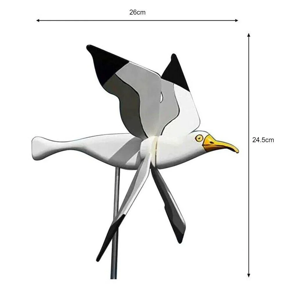 รูปสินค้า Seagull Windmill Decorative Garden Sculpture