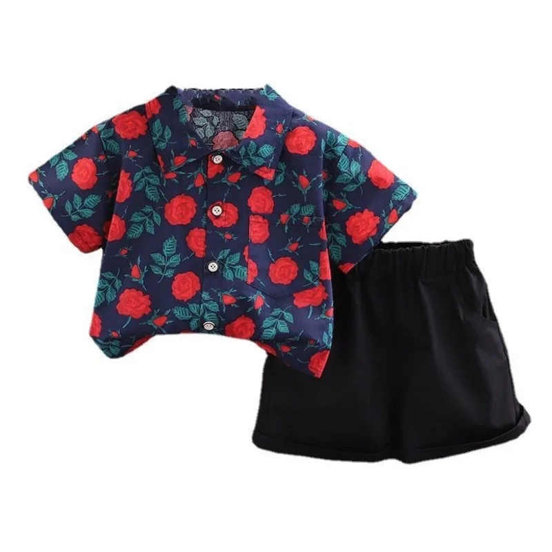 

New Summer Baby Boys Clothes Suit Children Shirt Shorts 2Pcs/Sets Infant Outfits Toddler Casual Sports Costume Kids Tracksuits