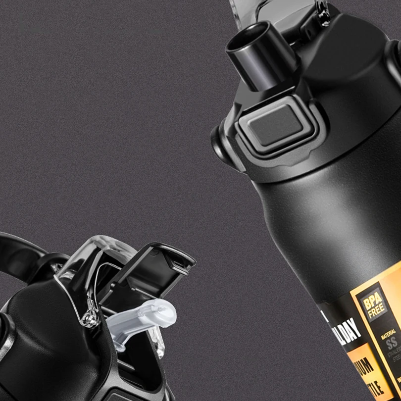 New 304 Stainless Steel Thermos Tumbler Vacuum Flasks Cold and Hot Portable Outdoor Sport Thermal Mug With Straw Large Capacity