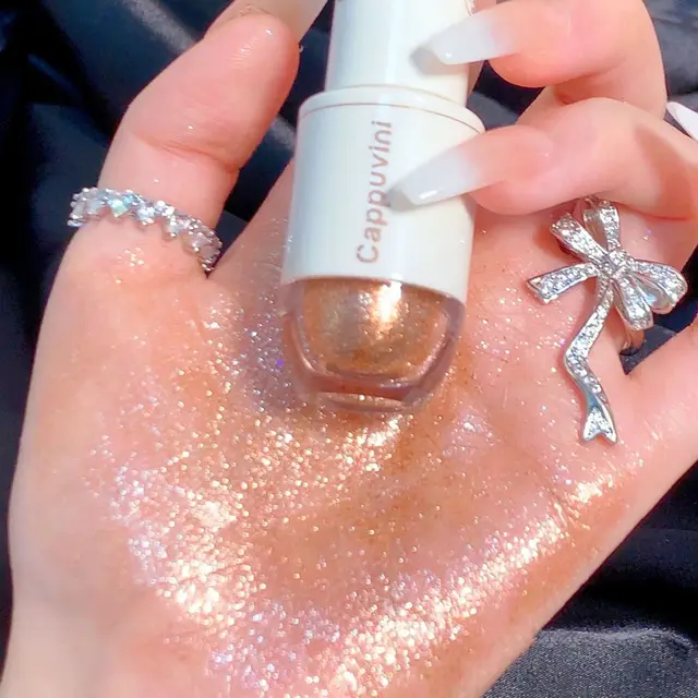 Pearlescent Eye Shadow Eyeliner Liquid Eyeshadow Glitter Highlight Cosmetic Shimmer Brighten Lying Silkworm Eye Makeup Cosmetics