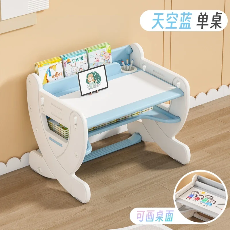 Children Table Small Desk Child Bedside Chair Angle Adjustable Boy Room Furniture School Kids Student Office Tables Supplies