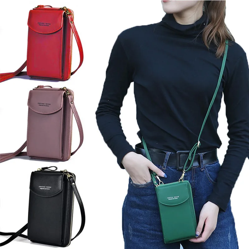 Buylor Women's Shoulder Bag Fashion Solid Color Crossbody Bags for Women  2022 Female Designer Handbags PU Leather Messenger Bag