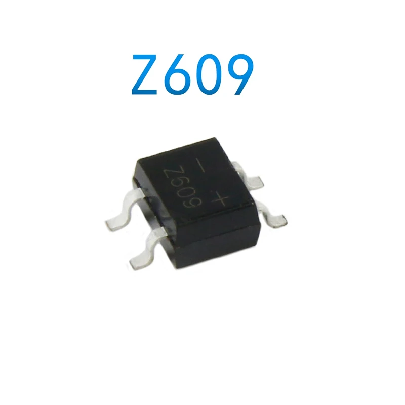 (5 PCS) Original S1ZB60 0.8A 600V Patch SOP-4 Silkscreen Z609 rectifier bridge rectifier