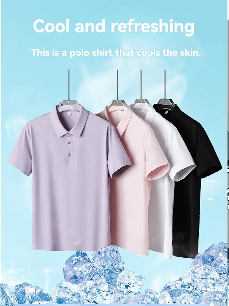 Summer Women's Ice Silk Golf Sportswear Short Sleeved T-shirt Comfortable Breathable Quick Drying Outdoor Sports POLO Shirt Top women golf clothing