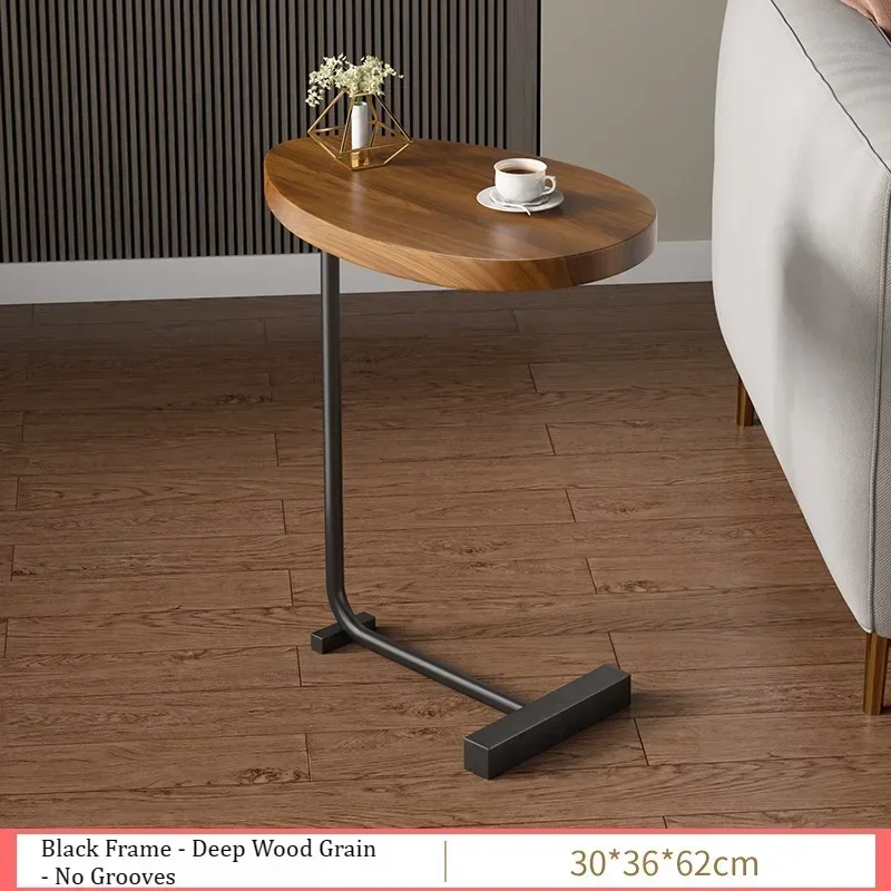 שולחן קפה תה לצד שולחן קפה בצורת ספה בצורת C שולחן עבודה פשוט אחסון נייד