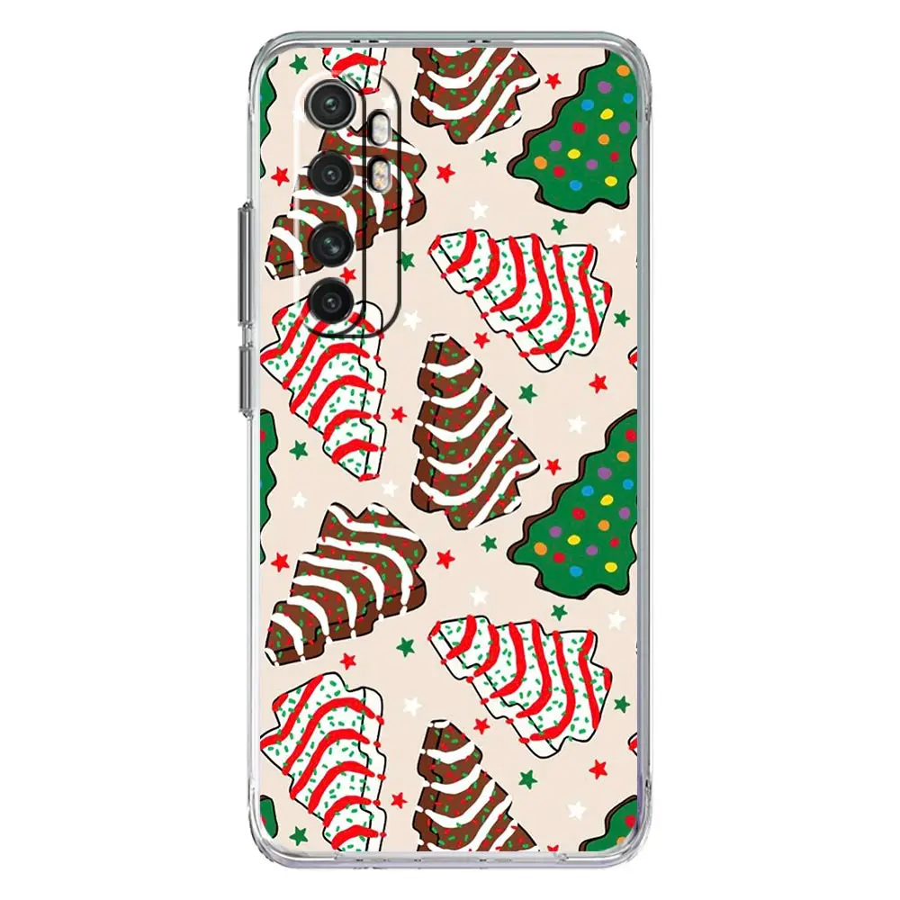 Cartoon Christmas Soft Clear Phone Case Cover