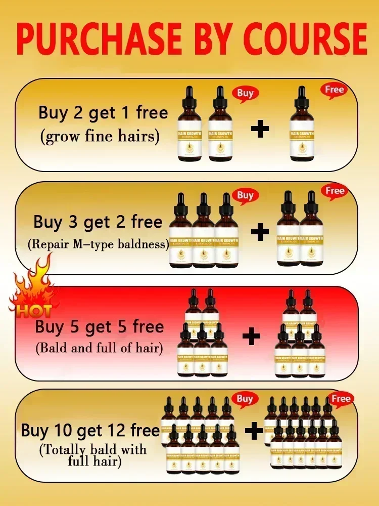Powerful Hair Growth Serum Oil Nourish Root Regrowth Hair Anti Hair Loss Treatment Essence For Men Women 6