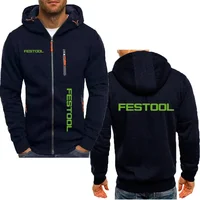 Spring and Autumn Men's hooded jacket Festool tools printing Fashion casual y2k men's hoodie fleece cotton men's hoodie 2