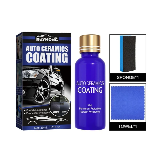 Rayhong Crystal Coating for car plastic parts Crystal Coating car products  set liquid Motorcycle cleaning kit