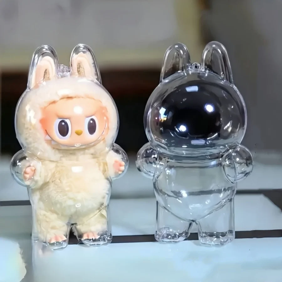 1/6pcs Doll Protective Case for Labubu Have Seat & Macaroon