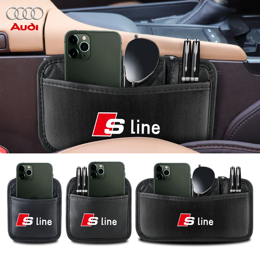 PU Leather Seat Back/Door/Center Console Organizer Car Storage Bag