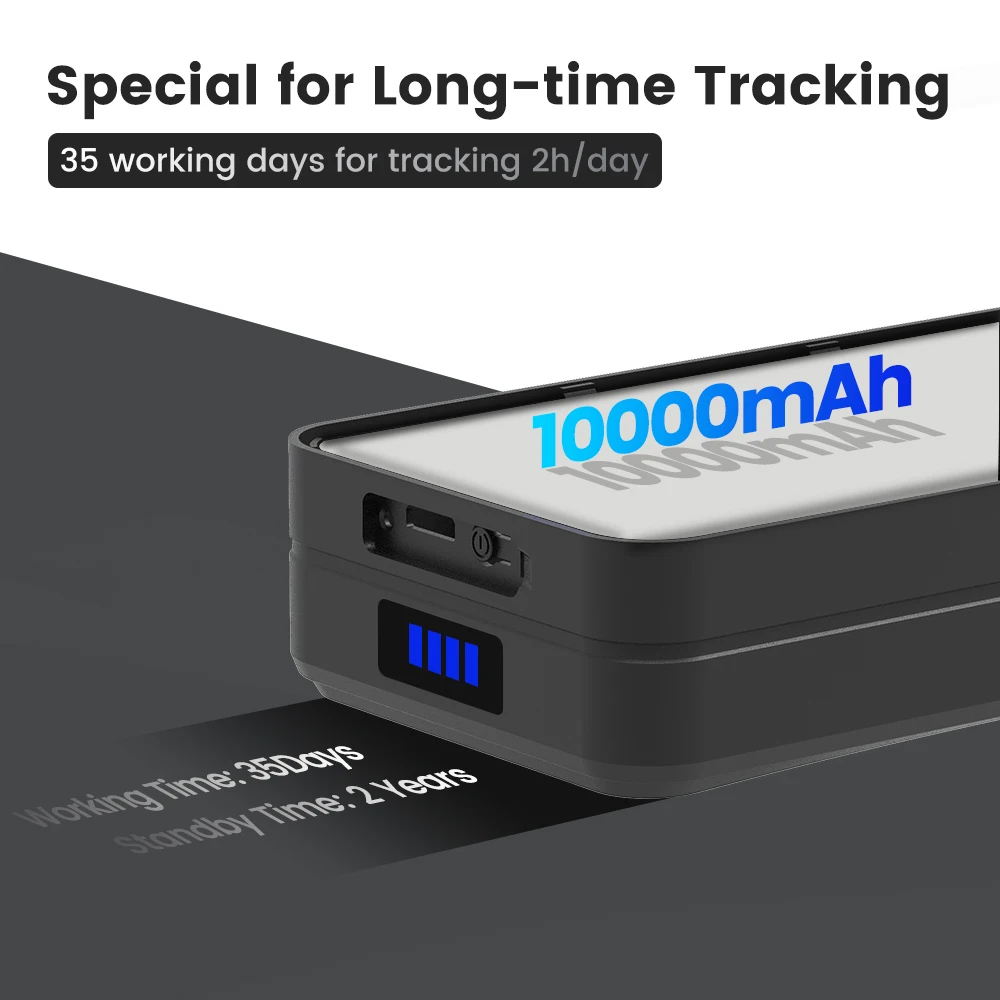 4G LTE Cat 1 Asset GNSS Tracker LL301 Remote Sound Monitor Temper Alert GPS Locator 10000mAh Battery Updated Of AT4 Car Tracking