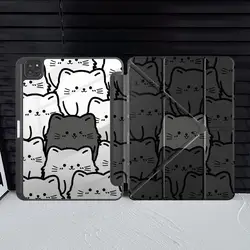 Black Cat Tablet Case with Holder and Cover Feature - iPad Air M3 11inch (Mix01)