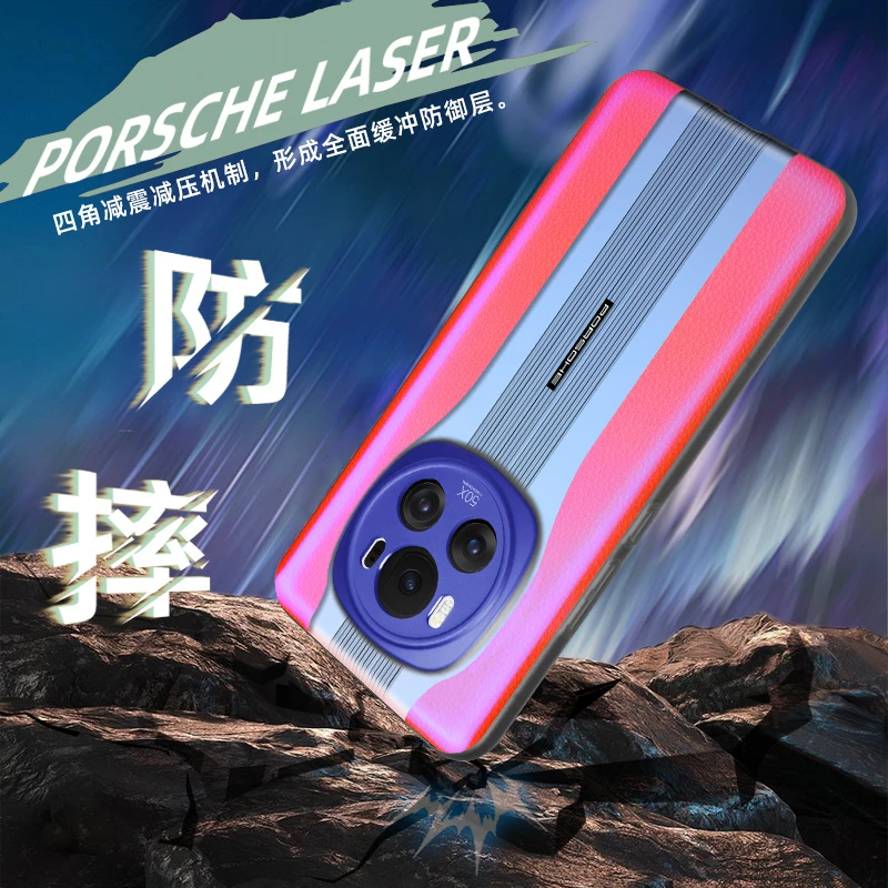 Laser Gradient Shockproof Phone Case with Camera Protection