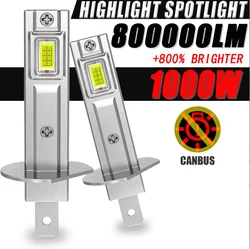 High - Performance LED Headlight Bulbs - Ultra - Bright Compact Canbus Auto Lights - H1