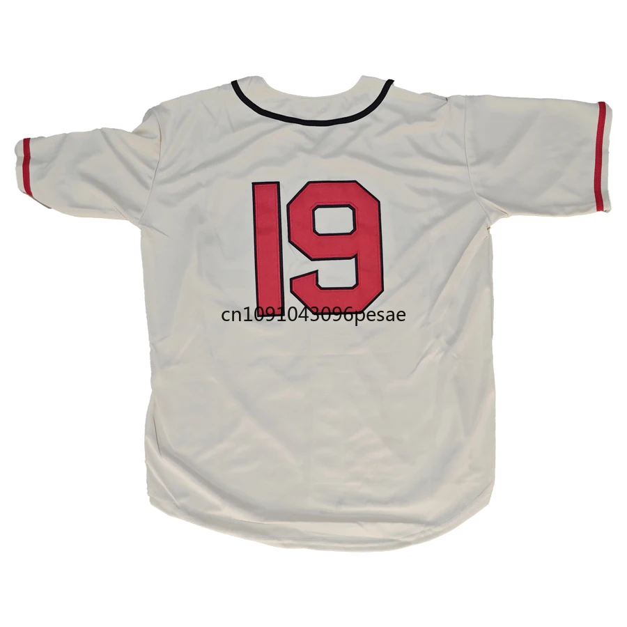Satchel Paige Jersey American Cleveland Retro Baseball Jerseys 14 Larry Doby Jersey 19 Bob Feller All Stitched Mens M-3XL