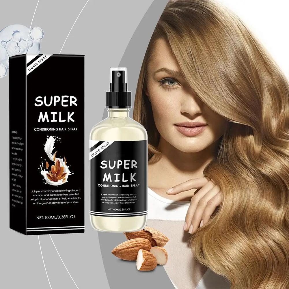 Leave-In Hair Spray 1/3PCS Gently Moisturizes And Improves Frizz Softens And Shines Fresh Fluffy Hair Spray Mask