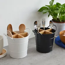 

Kitchen Cutlery Organizer Knife Stand Storage Holder Separate Spoon Fork Chopstick Kitchenware Cooking Tool Bucket