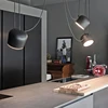 Modern Iron Drum LED Pendant Lights Living Room Decor Lighting Kitchen Diningroom Decor Industrial Office Hanging Light Fixtures 3