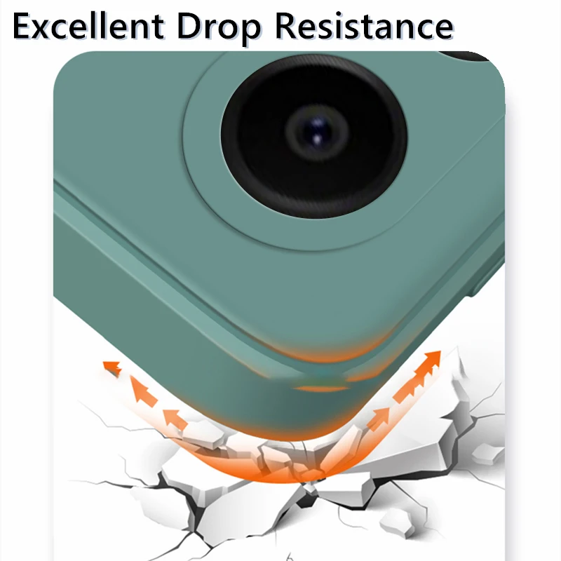 Shockproof Soft Silicone TPU Phone Case - Enhanced Protection and Grip