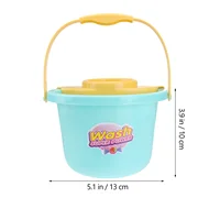 7 Pcs Cleaning Mopping Set Children Tools Children’s Toys Mini Cosplay Plastic Small Playthings 2