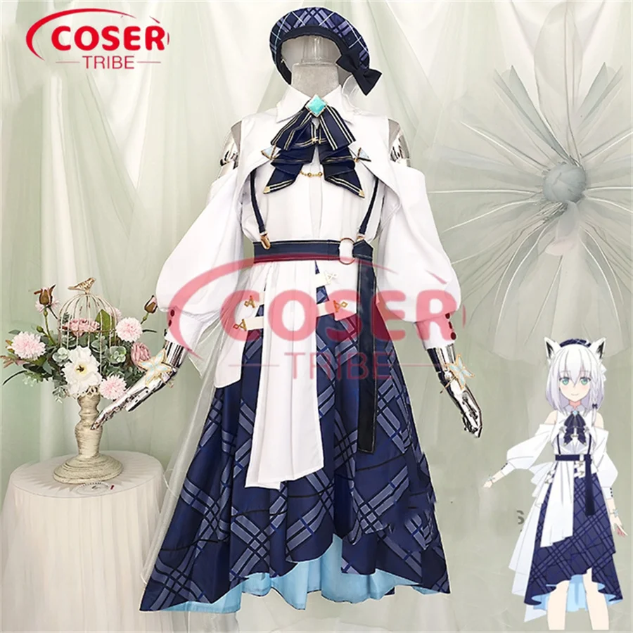 

COSER TRIBE Anime Game NIJISANJ Journey Music planning team uniform Halloween Carnival Role CosPlay Costume Complete Set
