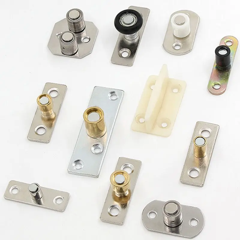 Hardware Furniture Sliding Door Pulley Swing Stopper Kitchen Hanging Door Guide Wheel Sliding Stop Pendulum Pulleys 1Pc sliding door roller