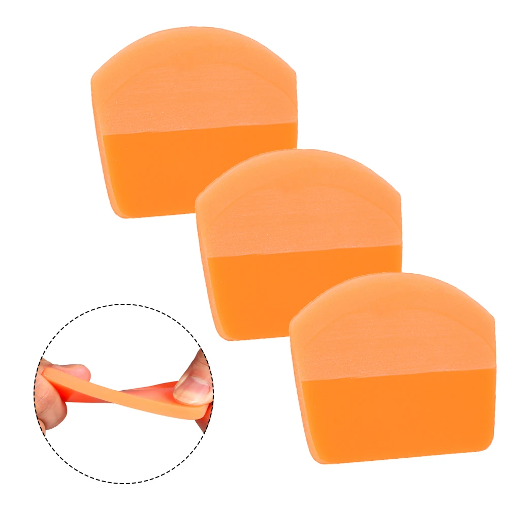 

1/3pcs Arc-Shape PPF Squeegee TPU Anti-Scratch Rubber Scraper for Car Paint Protective Film Install Auto Window Cleaning Tools