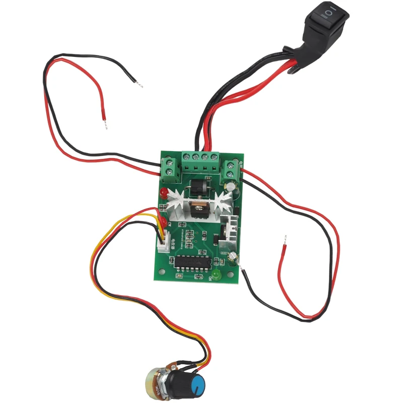 Description Picture 5 of itemBrushed DC Motor Controller 12V24V Forward And Reverse Switching Speed Adjustable Maximum Output Power 150W Current Regulator