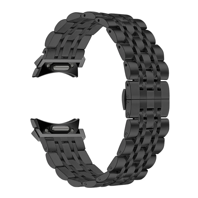 Sleek Stainless Steel Quick Fit Watch Strap - Premium Metal Bracelet Design
