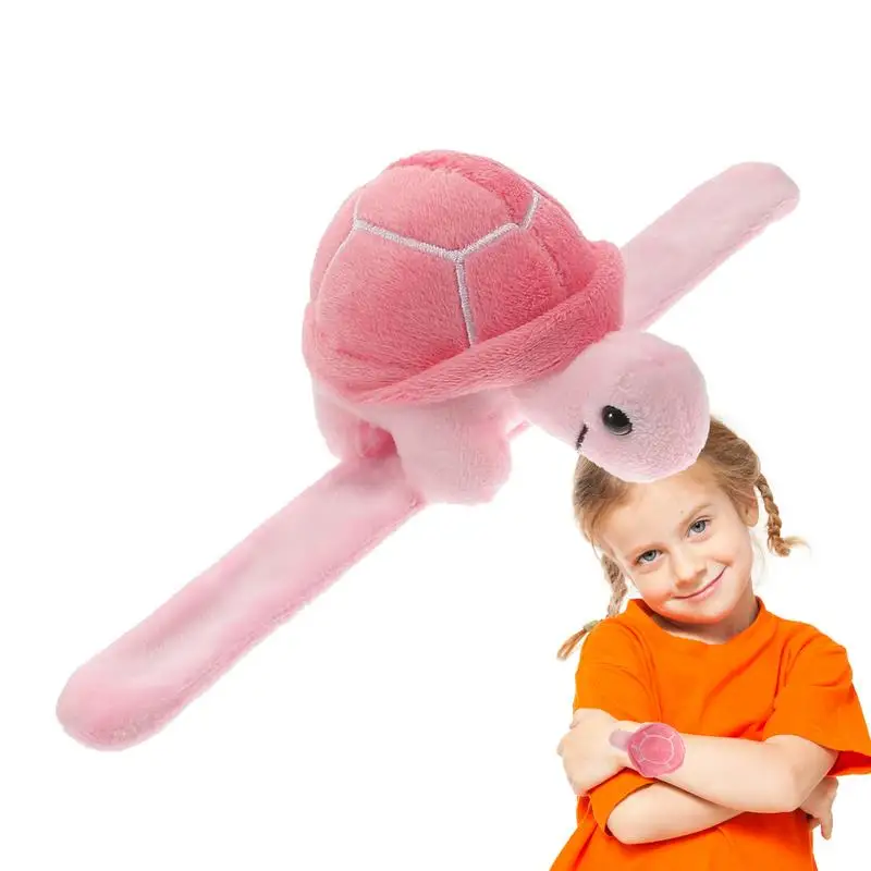 

Animal Wrist Huggers Stuffed Animal Bracelets Plush Slap Bracelet Slap Band Wrist Huggers Non-Fading Plush Toy Animal Slap