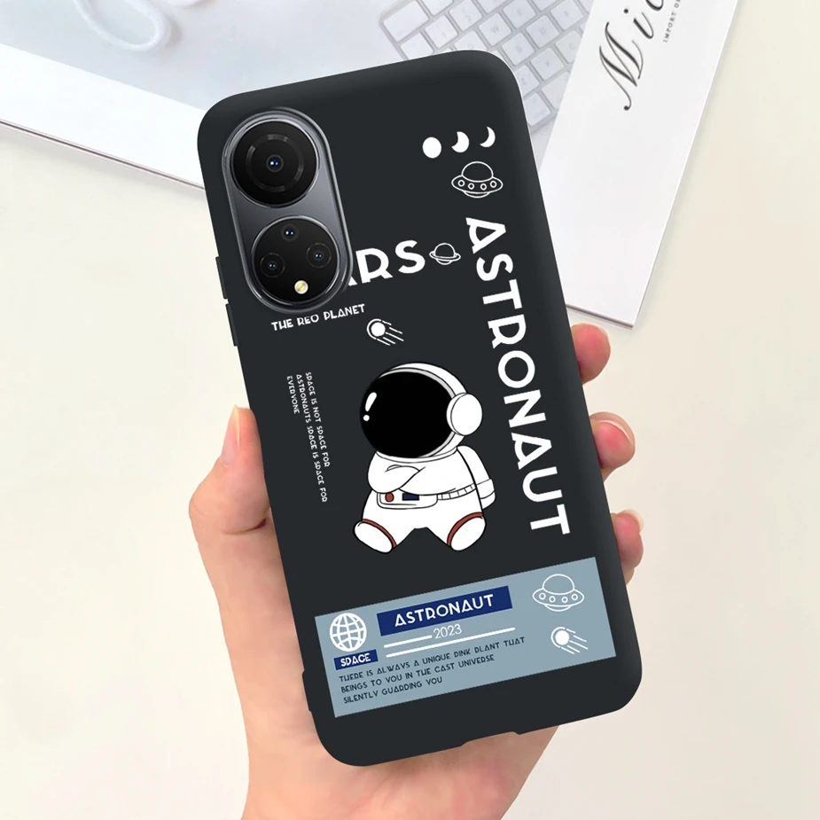 Cute Astronauts Cartoon Soft TPU Phone Case Cover
