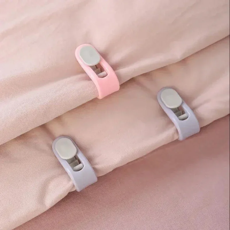 Hanger Clothes Pegs Anti-slip Quilt Clip Sheet Holder Laundry Basket Bed Accessories Plastic Home Assembly Closet for Clothes