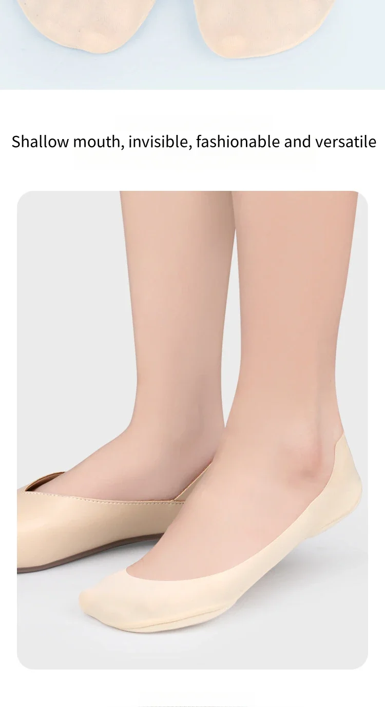 Neue Frauen Boot Socke Plantarfasziitis Schuhe Einlegesohle Socken Einlegesohlen für Füße Stoßdämpfende Schuhsohle Unsichtbare Rutschfeste Schuh Pads – Detail 8