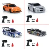 2.4G RC Drift Car 1/43 4WD Remote Control Car High Speed Four Wheel Drive Radio Controlled Mini Racing Car Model Boy Toy Gift 1