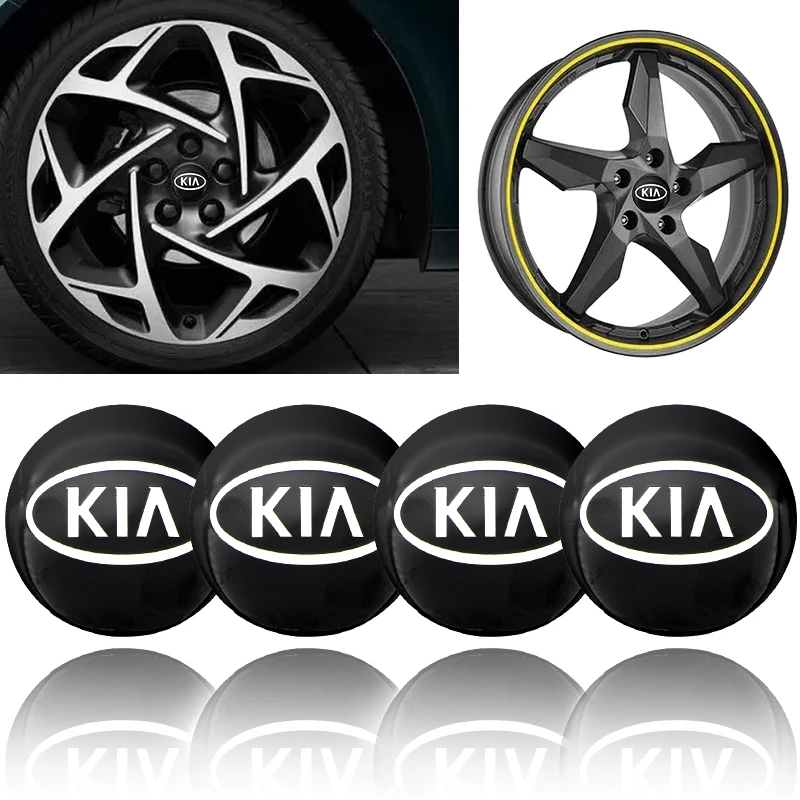 4pcs 2020 New Fashion 56mm Wheel Center Hub Caps Sticker Dustproof Emble for KIA K2 K3 K5 Sorento Sportage R Rio Soul Cap |