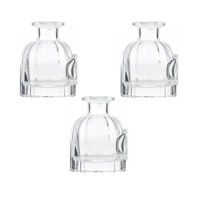 200ml leere glas diffusor flasche & Aromatherapie glas flasche sind schwarz  alumite kreis und kunststoff deckel und label und bowknot