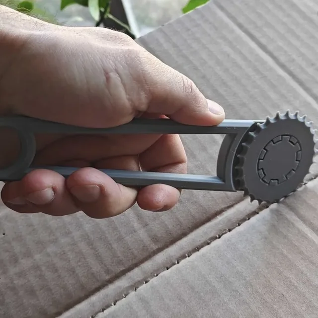 2025 New Cardboard Box Punch Tool - Heavy Duty Paper Hole Puncher for Home DIY Craft Packaging Supplies