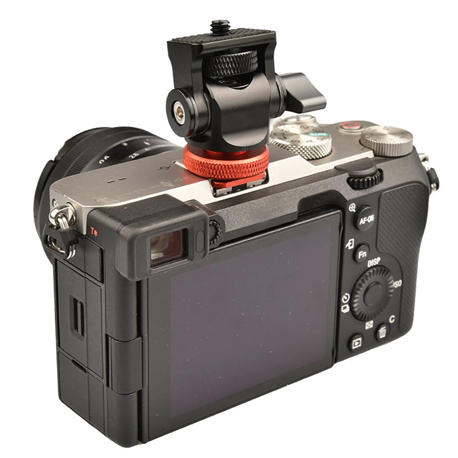 Giunto Sferico Per Fotocamera – Testa A Sfera 360° In Alluminio, Con Vite E Foro 1/4″, Set Da 2 Pezzi