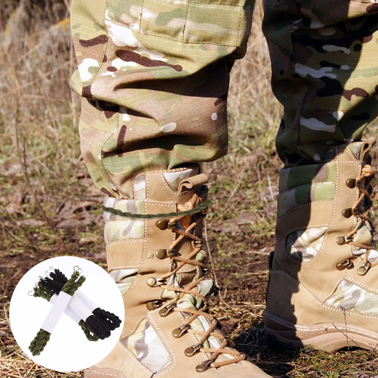 

8 Pcs Outdoor Boot Straps Portable Blousing Professional Elastic Rope