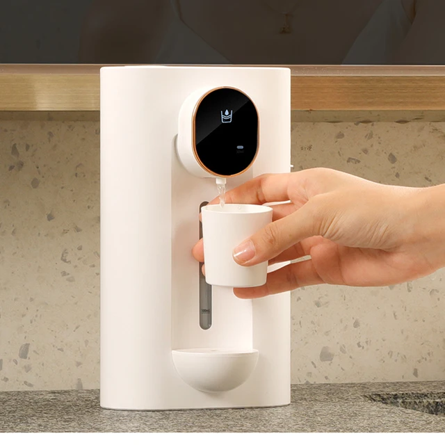 Distributeur de bain de bouche intelligent sans fil, pompe murale, USB,  électrique, automatique, machine à laver la bouche inductive avec tasse,  maison, 540ml - AliExpress