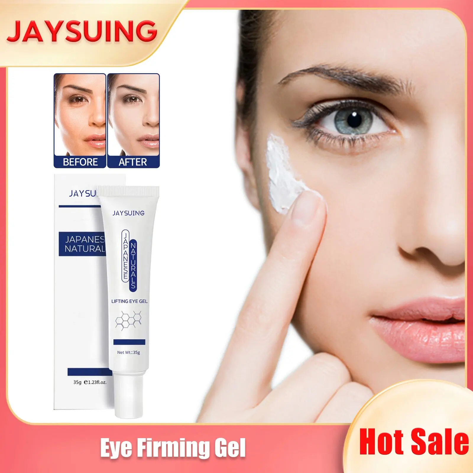 Tighten Eye Gel Cream Dark Circle Removal Anti Puffiness Remove Eye Bag Lift Firming Fade Fine Line Nourish Anti Aging Eye Cream