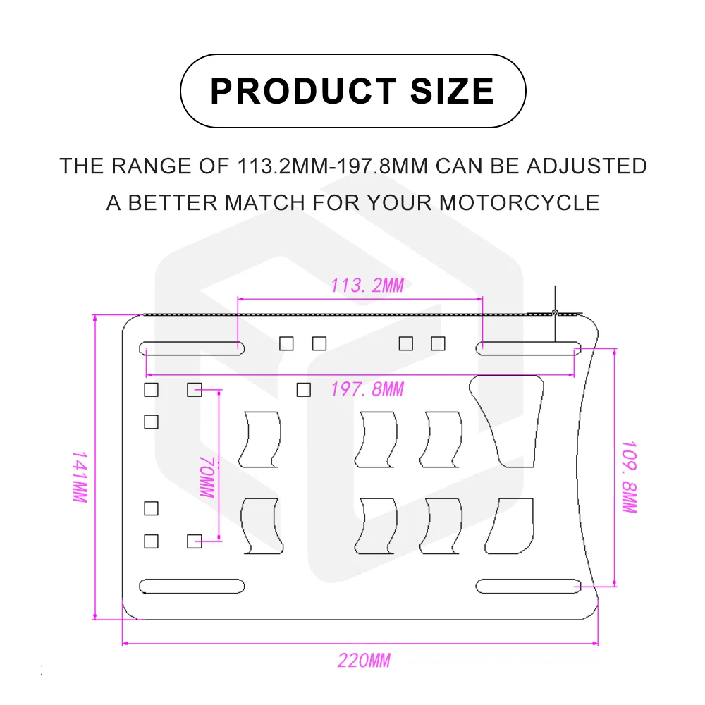 Motorcycle Rear License Side Plate Mount Number Holder Custom Stand For Harley Iron 883 Forty Eight Indian Scout motorcycle license plate holder license plate holder