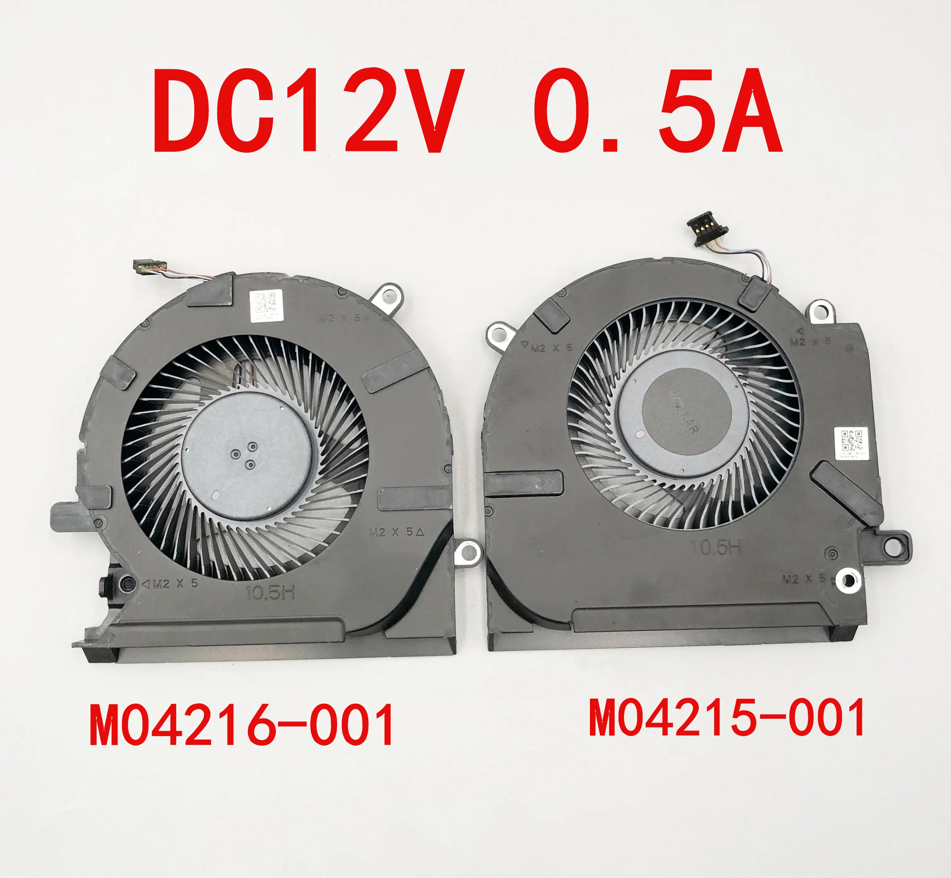 12V CPU GPU Cooling Fan For HP OMEN 15-EK 15-en TPN-Q238 TPN-Q236 Fans Cooler Radiator M04216-001 ND8CC02-19j22 19j23 M04215-001