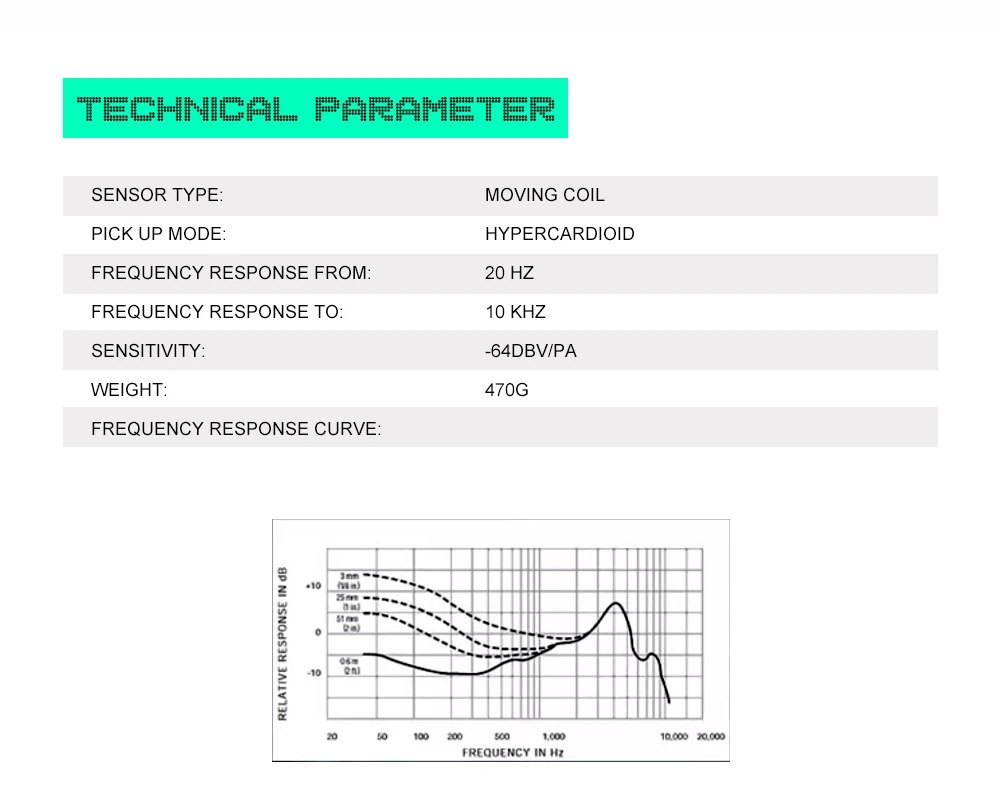 Drum Microphone BETA 56A 52A 57A Musical Instruments Mic For Band DJ Stage Instrumental Performance Recording Live