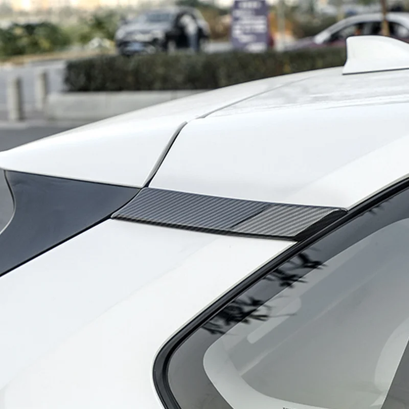 

SBTMY For Toyota RAV4 XA50 XA50 2019 2020 2PCS/SET Carbon fiber ABS decorative sticker for car C-pillar
