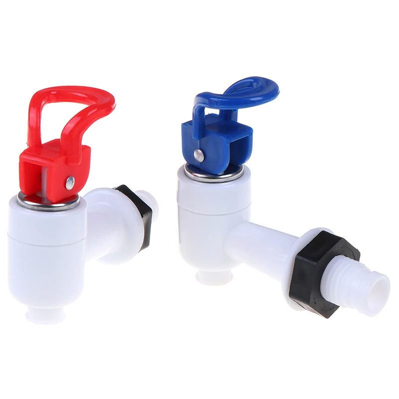 2pcs 16mm Universal Push Type Plastic Water Dispenser Faucet Home Essential Drinking Fountains Tap Replacement Parts