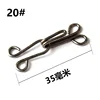 10pcs Metal Coat Buckle Stealth Hook Buttons Invisible Dark Buckle Clothing High Quality Garment Sewing Decoration Accessories 2