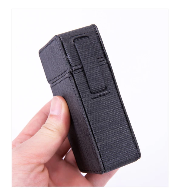 cigarette case cover Pack GOOD WORKMANSHIP PU Leather Cover Metal Cigarette